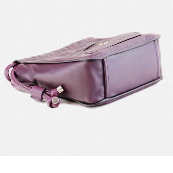 NWOT Marc Jacobs Tied Up Leather Drawstring Bag in Violet Purple - Picture 5 of 12